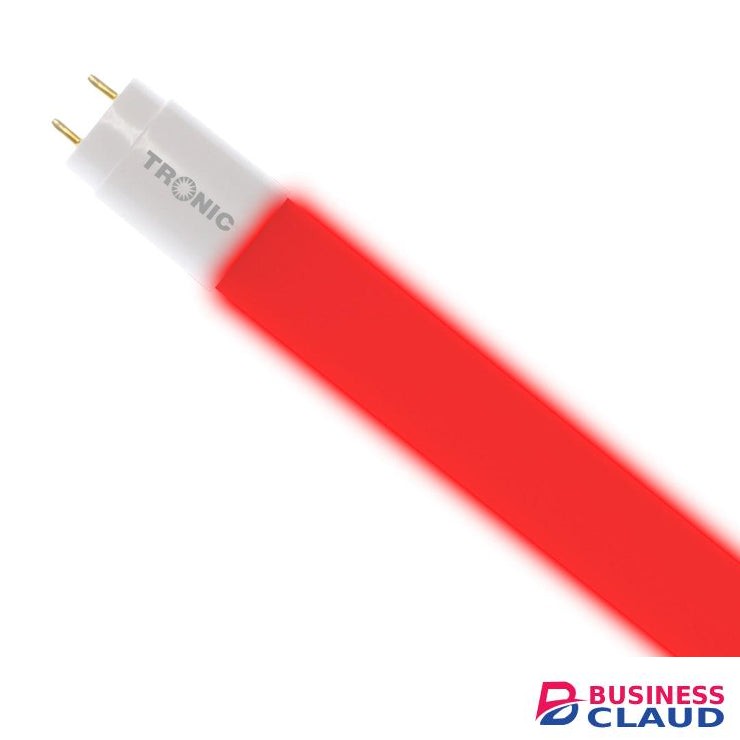 Tronic LE T809-GL-RD 2ft Tronic Coloured Glass LED Tube