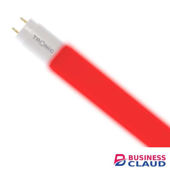 Tronic LE T809-GL-RD 2ft Tronic Coloured Glass LED Tube