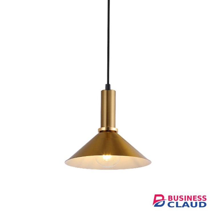 Tronic 2053-GO Coned Shape Gold Pendant Light