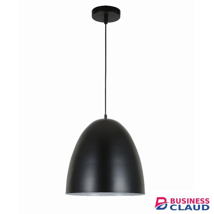 Tronic PL 7860-BK-WH Black Dome Pendant Light