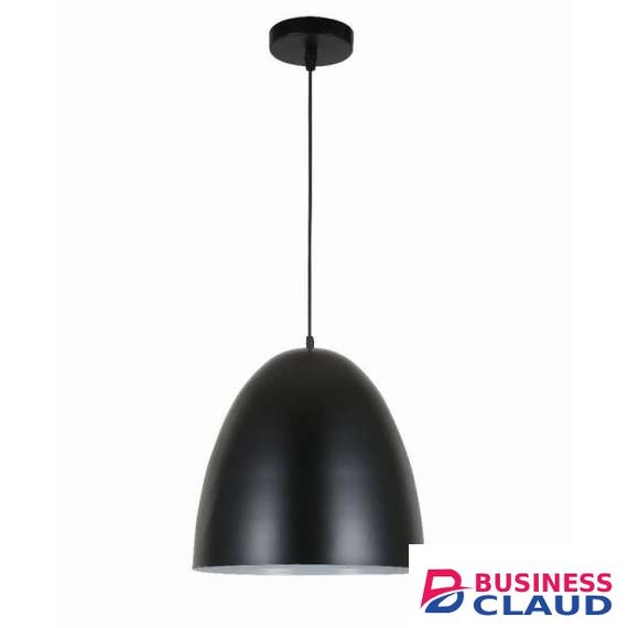 Tronic PL 7860-BK-WH Black Dome Pendant Light