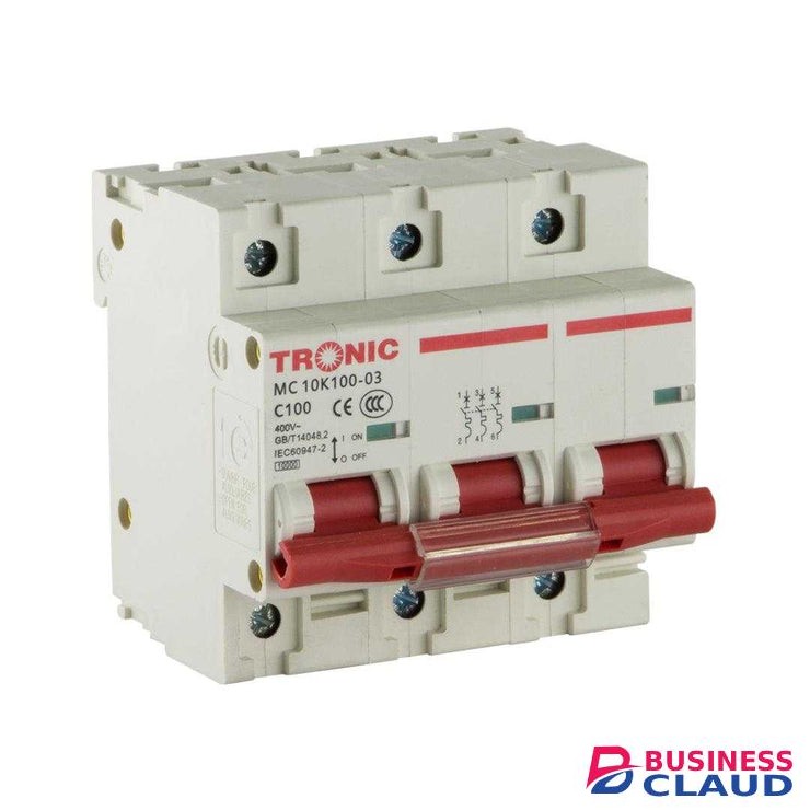 Tronic MC 10K100-03 MCB 100A Triple Pole