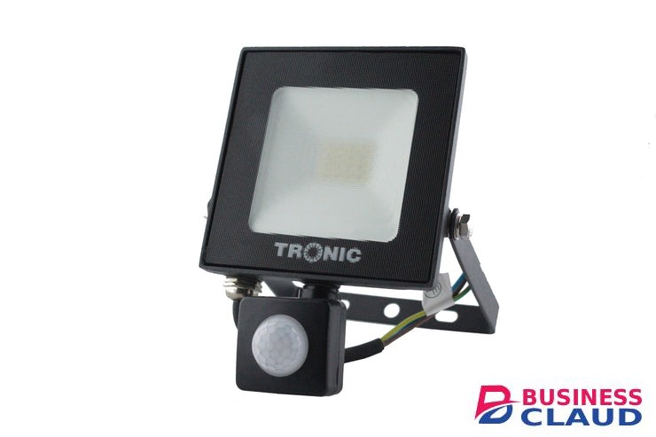 Tronic AC 85-265-BLM20W 20Watts Black LED Motion Sensor Floodlight