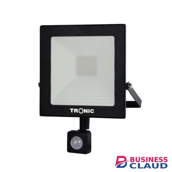 Tronic AC 85-265-BL50W 50 Watts Black LED Motion Sensor Floodlight