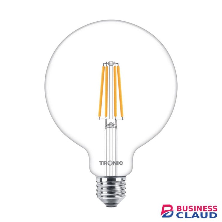 Tronic LE G125-07-WW Globe Filament LED 7 Watts Warm White Bulb