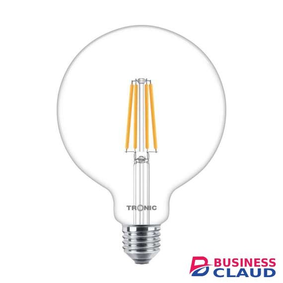 Tronic LE G125-07-WW Globe Filament LED 7 Watts Warm White Bulb