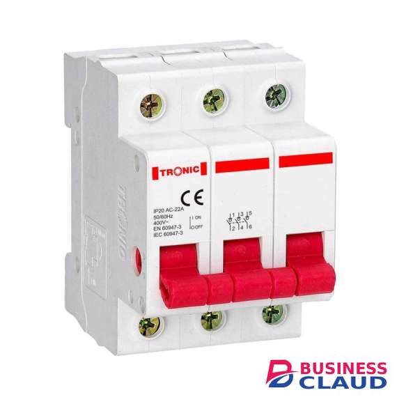 Tronic MC 6K10-03 MCB 10Amps Triple Pole
