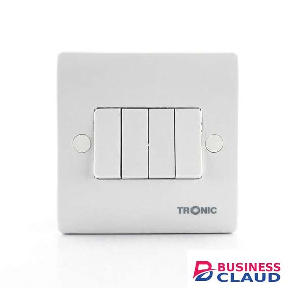 Tronic TRK 5307 Slim 4 Gang 2 Way Switch