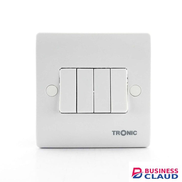 Tronic TRK 5307 Slim 4 Gang 2 Way Switch