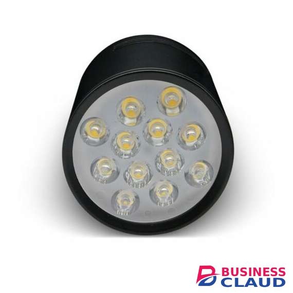 Illumat ILM0840LF LED 12W D55XH100MM 3000K Black Surface Downlight
