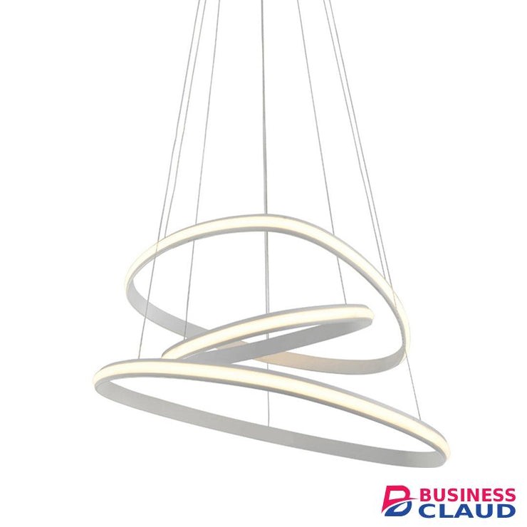 Tronic WH 2021-0402-TC Hanging Design LED Loop Pendant Light