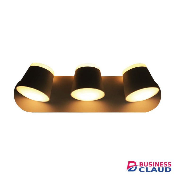 Tronic LL 6203-20-BK-WW 360 Degrees 3 Way LED Wall Lamp