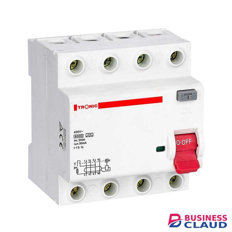 Tronic MC RC04 63Amps Three Pole RCCB
