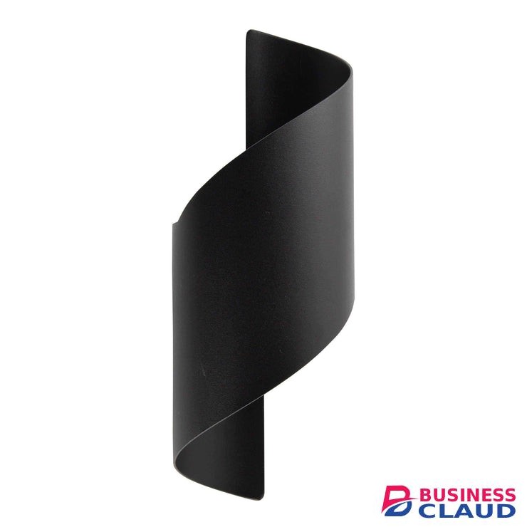 Tronic Black Spiral Wall Light