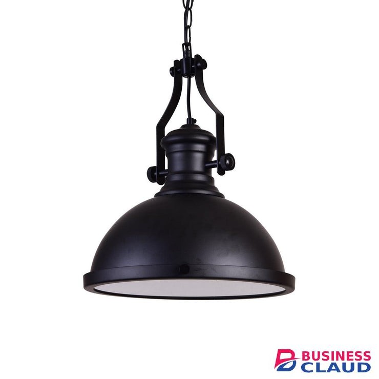 Tronic PL 0913-01 Elegant Industrial Black Pendant