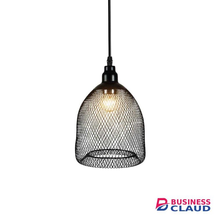 Tronic PL 7670-BK Wire Mesh Bird-Cage Pendant Light