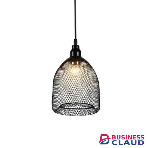 Tronic PL 7670-BK Wire Mesh Bird-Cage Pendant Light