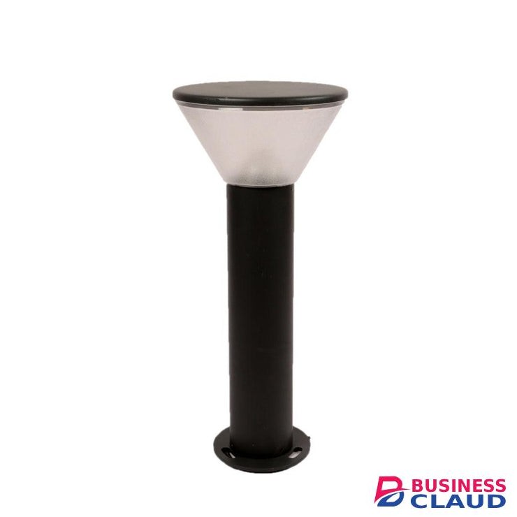 Tronic LL 7362-65-BK Black Cone-Shaped Garden Bollard Light