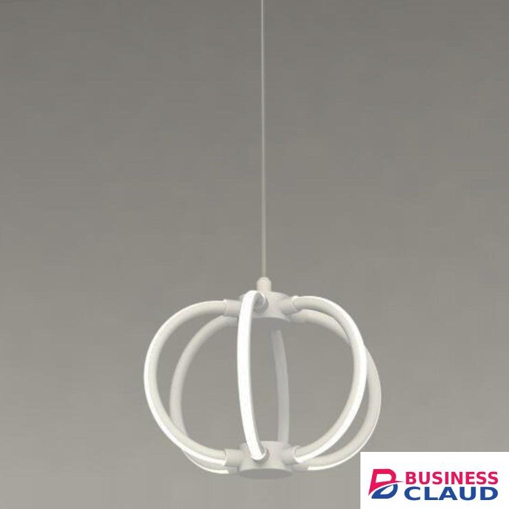 Tronic WH 9026-MD01E-DL Stylish Ring Loop LED Pendant Light