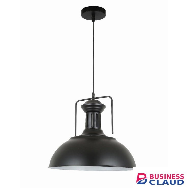Tronic 8331-BK-WH Black Retro Industrial Pendant