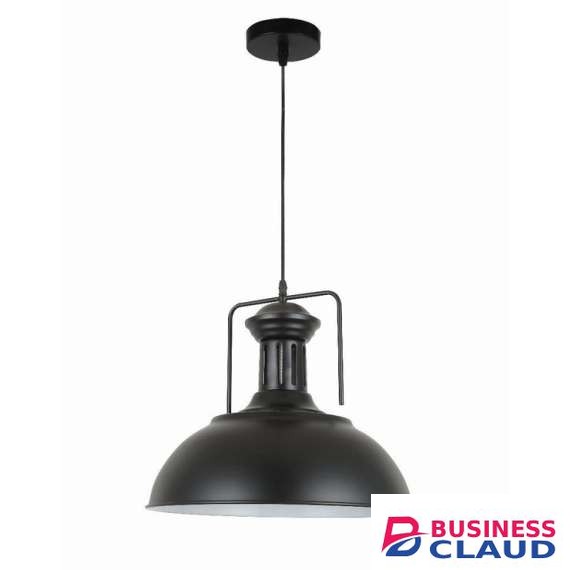 Tronic 8331-BK-WH Black Retro Industrial Pendant