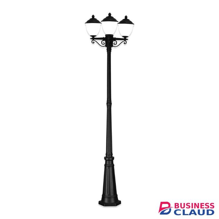 Tronic LL 532P-21-BK 3 Headed 2 Metres LED Pole Light