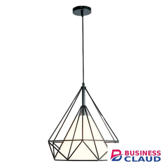 Tronic 1691-BK Vintage Industrial Caged Pendant