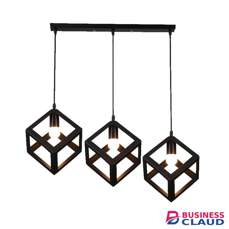 Tronic PL 0860-ME-BK Vintage Style Loft Iron Metal Pendant