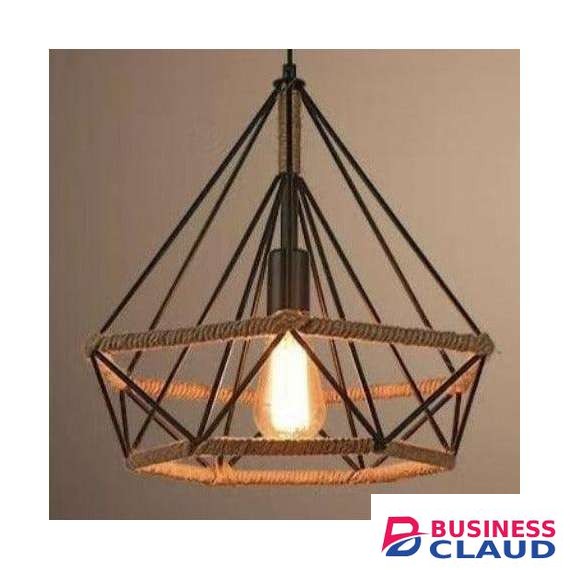 Tronic 7160-05-BK Big Pyramid Cage Pendant