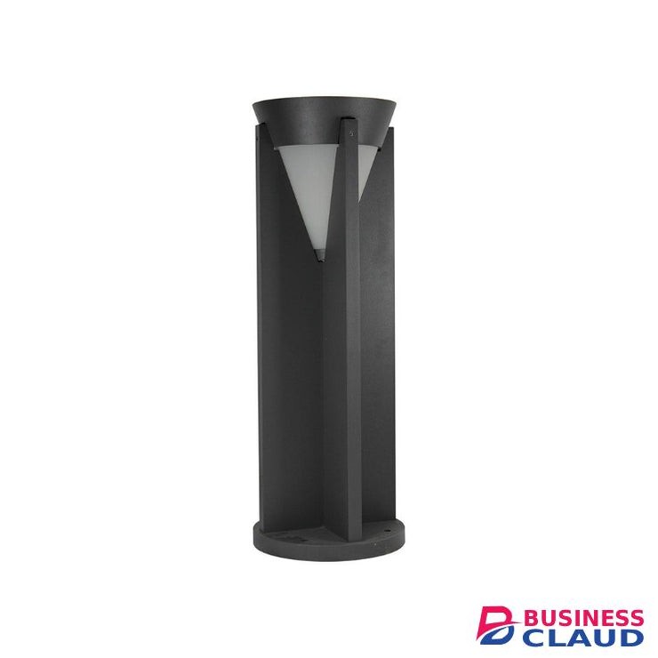 Tronic LL 4001-17-GY Black Garden Bollard Light