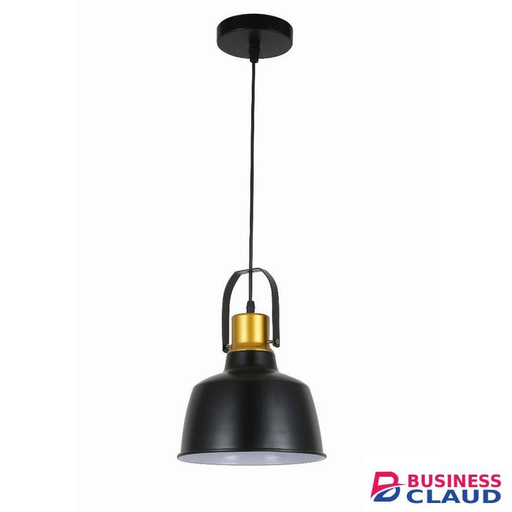 Tronic 7813-02-BK Black Modern Industrial Pendant