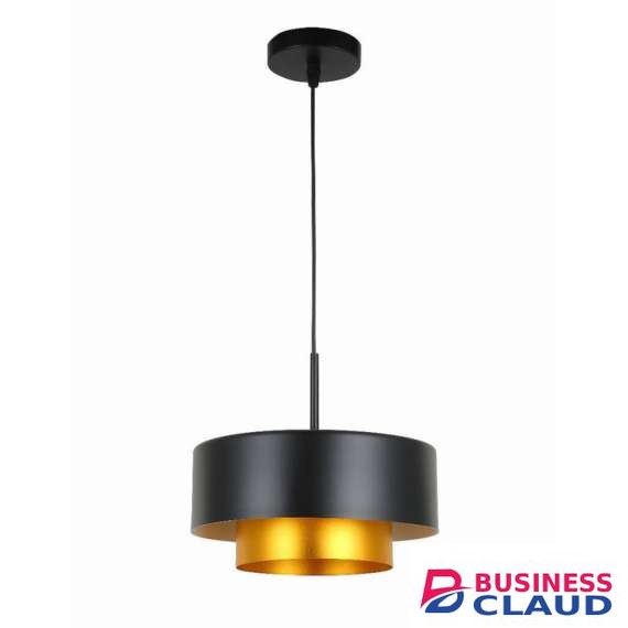 Tronic PL 7824-BK-GO Vintage Black With Gold Layer Pendant