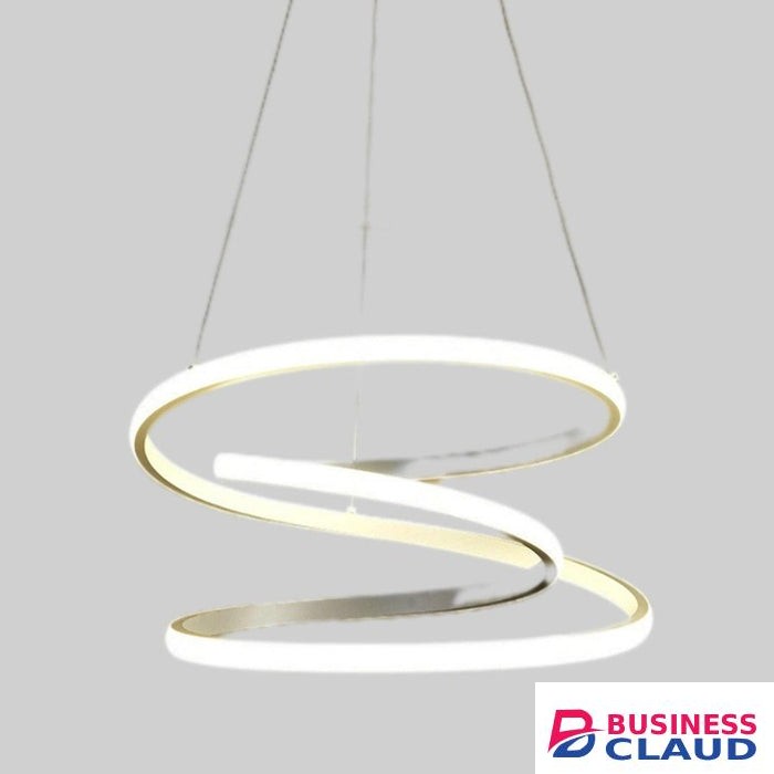Tronic WH 2021-0305-TC Modern Swirl LED Pendant Light