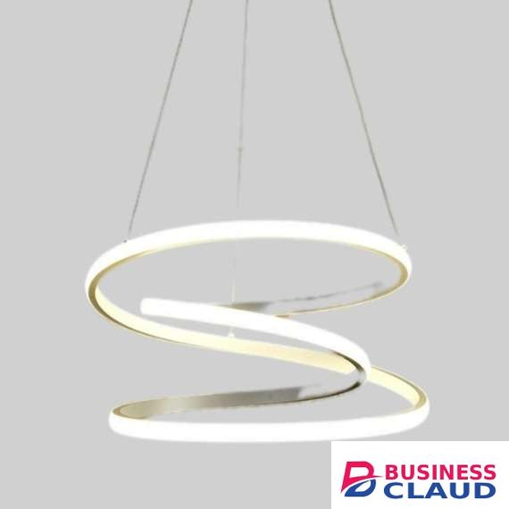 Tronic WH 2021-0305-TC Modern Swirl LED Pendant Light