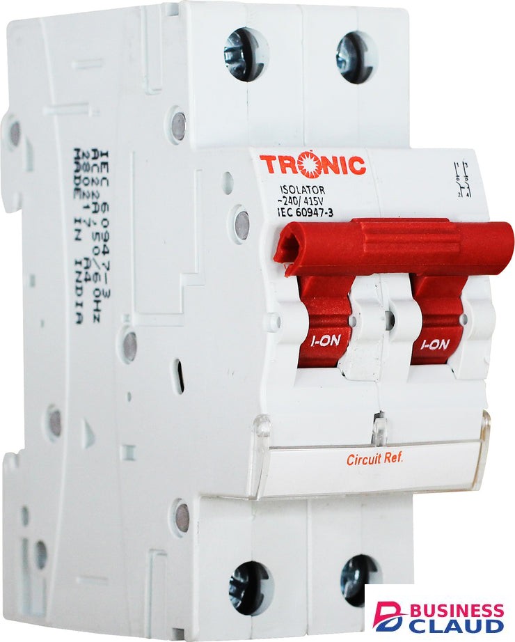 Tronic MC IS02-63 63Amps Double Pole Isolator
