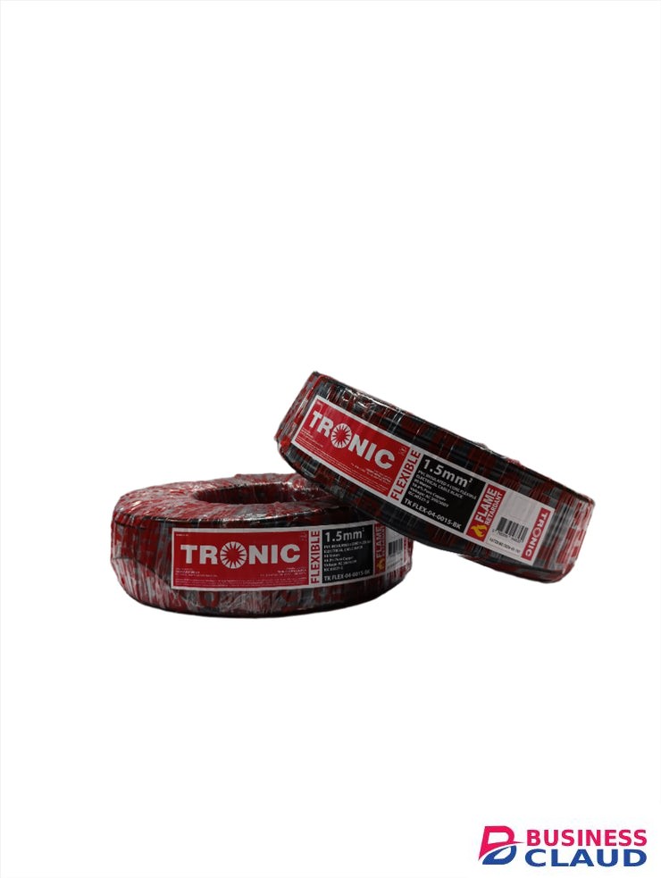 Tronic TK FLEX-04-0015-BK 1.5mm 4 Core Flexible Electrical Cable