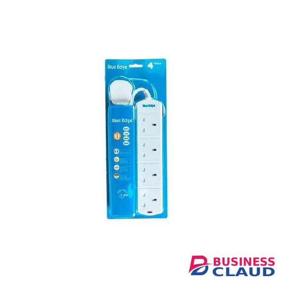 Blue Edge BE-204 4 Way Extension Socket