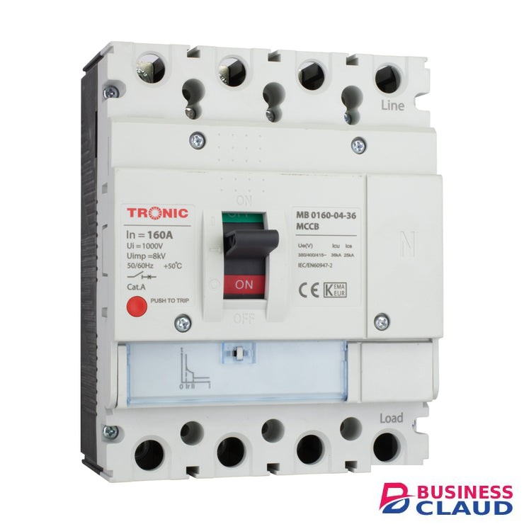 Tronic SGM6 160A 4P 36KA 160L MCCB Breaker