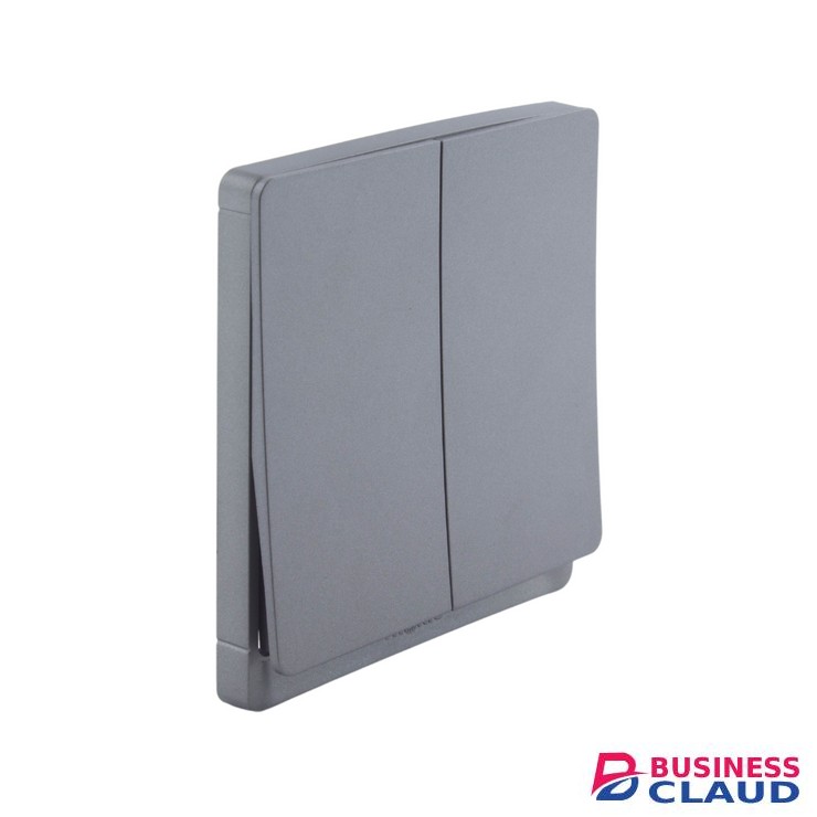 Tronic TD 5122-GY Grey 2 Gang 2 Way Switch