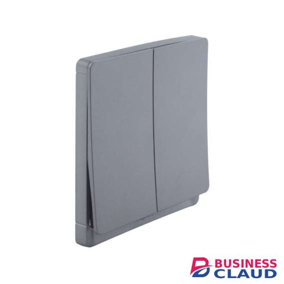 Tronic TD 5122-GY Grey 2 Gang 2 Way Switch