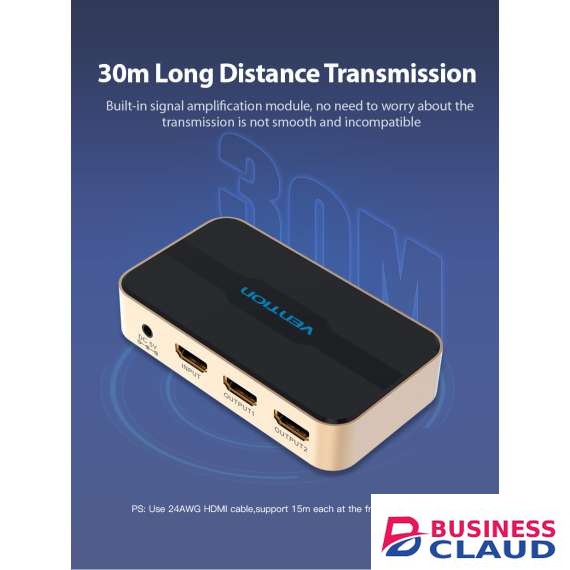 Vention 1 in 2 Out HDMI Splitter