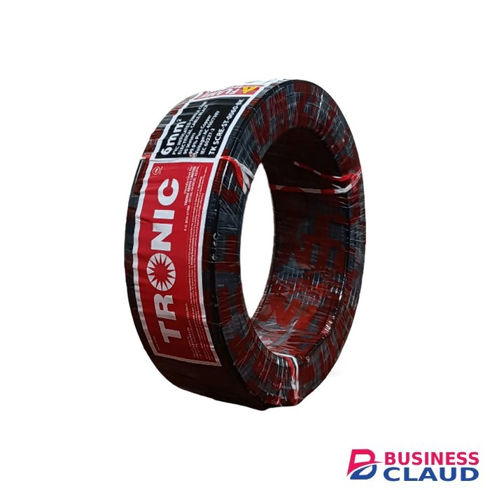 Tronic TK SCRE-ST-0060-BK 6.0mm Black Single Core Cable