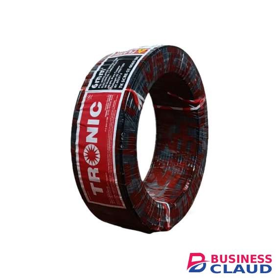 Tronic TK SCRE-ST-0060-BK 6.0mm Black Single Core Cable
