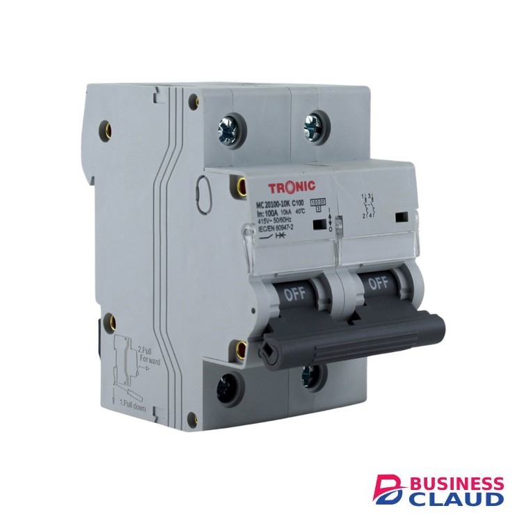 Tronic MC 20100-10K Double Pole 100A 10Kva MCB
