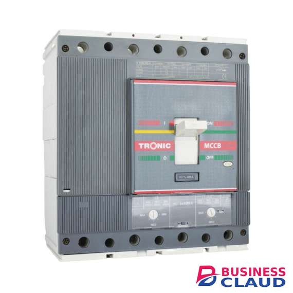 Tronic TM 0400N-0400-04 400 Amps 4 Pole Adjustable MCCB
