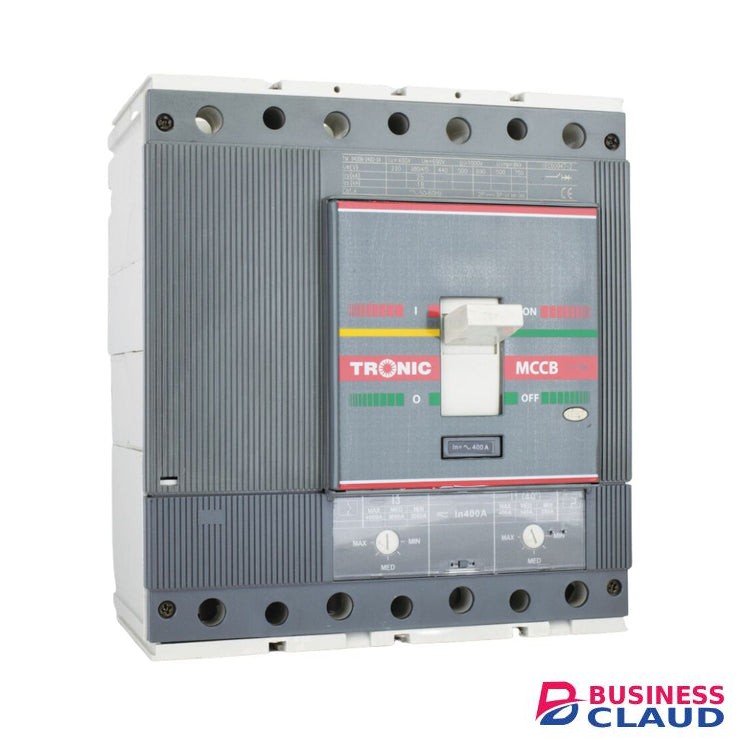 Tronic TM 0400N-0400-04 400 Amps 4 Pole Adjustable MCCB