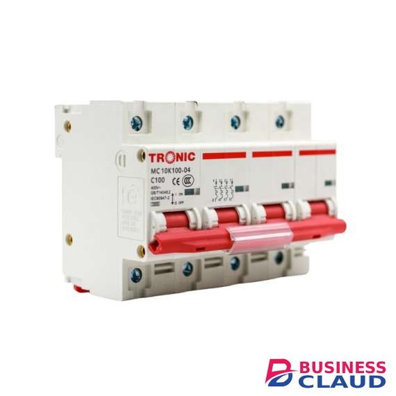 Tronic MC 10K100-04 4Pole 100A Mcb