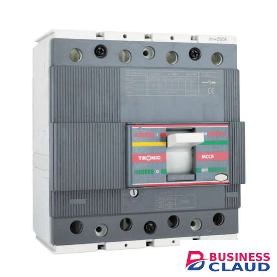 Tronic TM 0250N-0250-04 250 Amps 4 Pole Adjustable MCCB