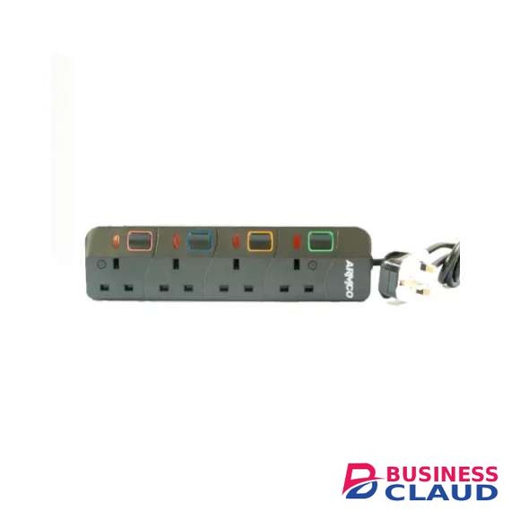 Armco AEE-4WAYB – 4 Way Extension Socket with Surge Protection