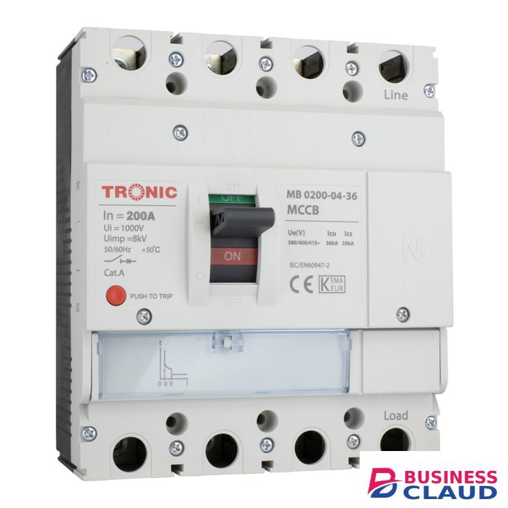 Tronic SGM6 200A 4P 36KA 250L MCCB Breaker